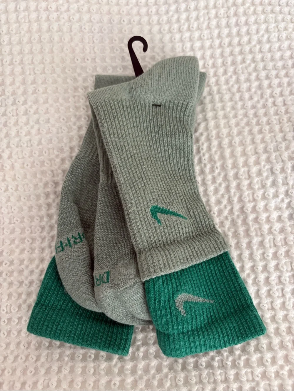 Nike Everyday Plus Cushioned Training Crew Socks, Green (1 pair)